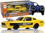 Nuotoliniu būdu valdomas sportinis automobilis 1:20 &ndash; geltonas lenktyninis modelis &bdquo;Pilot 13&ldquo;