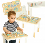 MEDINIS SENSORINIS STALAS VAIKAMS Manipuliacinis stalo žaislas