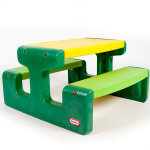 Little Tikes didysis žalias pikniko stalas