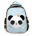 PASO Panda Premium mokyklinė kuprinė mergaitėms
