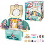 WOOPIE Kitty ne&scaron;iojamas grožio salonas 2in1 kuprinėje