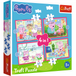 4in1 dėlionė &bdquo;Peppa mėgsta nuotykius&ldquo;