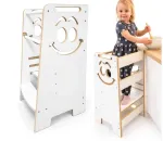 Reguliuojamas virtuvės pagalbininkas vaikams Kitchen Helper, baltas