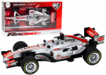 Sportinis automobilis trinties pavara sidabrinis