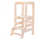 Virtuvės pagalbininkas, medinė platforma vaiko pagalbai virtuvei