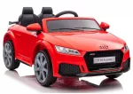 Vaiki&scaron;kas elektromobilis Audi TT RS Roadster &ndash; raudonas