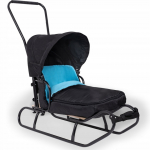 Rogės su miegmai&scaron;iu ir stogeliu - Mėlyna