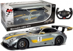 RC automobilis Mercedes AMG GT3 Rastar 1:14 &ndash; pilkas
