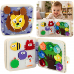 Sensorinė veltinio knygelė &bdquo;Liūtas&ldquo;