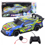 Mėlynas&ndash;geltonas RC sportinis automobilis