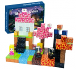 Minecraft magnetinių kaladėlių rinkinys 200vnt ir 8 pikselinės figūrėlės