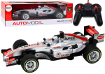 Sportinis automobilis valdomas pultu sidabrinis