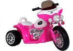 Rožinis elektrinis motociklas JT568 vaikams