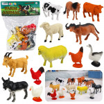 Ūkio gyvūnų figūrėlių rinkinys &ndash; 12 vnt.