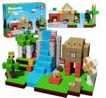 Magnetinės minecraft kaladėlės 150vnt