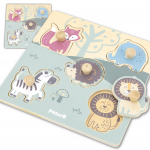 Medinė delionė gyvūnai su smeigtukais