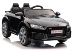 Vaiki&scaron;kas elektromobilis Audi TT RS Roadster &ndash; juodas