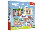 Dėlionės 4in1 &bdquo;Bluey ir jos pasaulis&ldquo;