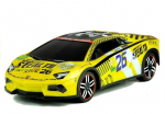 Geltonas R/C sportinis automobilis 1:14