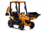 JCB vaiki&scaron;kas elektrinis ekskavatorius su geltonu kau&scaron;u &ndash; BDM-0960A, 12V
