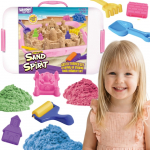 Woopie 22 dalių &bdquo;Sand Spirit&ldquo; kinetinio smėlio rinkinys