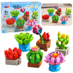 Gėlių konstruktorius vazonėliuose 6vnt 245 detalės