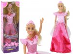 Vaiki&scaron;ka lėlė Anlily princesė, ilgi &scaron;viesūs plaukai, tiara, rožinė suknelė