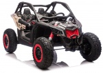 CAN‑AM Turbo RR 24V 4&times;4 pilkas elektromobilis