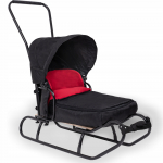 Rogės su miegmai&scaron;iu ir stogeliu - Raudona