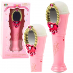 Magi&scaron;kas veidrodis su mikrofonu, rožinis &ndash; USB, &scaron;viesos, garsai