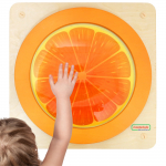 MASTERKIDZ &ndash; oranžinė sensorinė edukacinė lenta