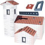 CLASSIC WORLD EDU Mega Soft EVA putplasčio statybiniai blokeliai &ndash; surenkamas stogas