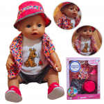 WOOPIE &bdquo;Royal&ldquo; lėlės drabužių rinkinys &ndash; spalvinga striukė ir kepurė (43&ndash;46 cm lėlėms)