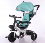 Triratukas su pasukama sėdyne Bobo - Žalia