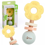 Medinis&ndash;silikoninis bar&scaron;kutis &bdquo;Gėlytė&ldquo; (nuo 0+)
