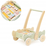 Viga medinis stūmimo vežimėlis