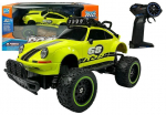 Nuotoliniu būdu valdomas bekelės automobilis Off-road R/C Beetle &ndash; žalias, 2.4G
