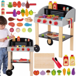 WOOPIE GREEN medinis grilio rinkinys &ndash; ie&scaron;meliai su daržovėmis, priedai