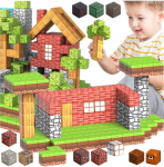 Magnetinės kaladėlės Minecraft 200vnt