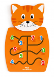 Montessori medinė skaičių lenta