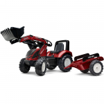FALK &bdquo;Valtra S4&ldquo; pedalinis traktorius su kau&scaron;u ir priekaba