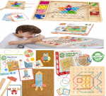 Woopie Green 3in1 kūrybinis edukacinis rinkinys &ndash; kalbėk, dėliok, kurk!