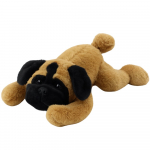 Pliu&scaron;inis mopsas gulinčios formos 40 cm