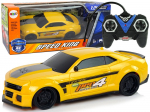 Nuotoliniu būdu valdomas sportinis automobilis 1:24 geltonas