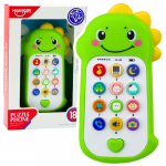 Dinozauro formos žaislinis telefonas