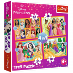 Dėlionė 4in1 (35, 48, 54, 70 det.) &bdquo;Pasakų istorijos &ndash; Disney Princess&ldquo;