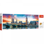 Dėlionė 500 dalių &ndash; Panorama &bdquo;Big Ben ir Vestminsterio rūmai, Londonas&ldquo;