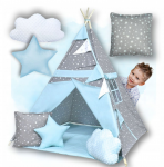 Mėlyna TIPI palapinė