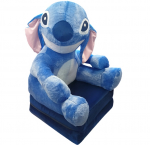 Pliu&scaron;inės kėdės talismanas me&scaron;kiukas Stičas sulankstomas mėlynas pufas