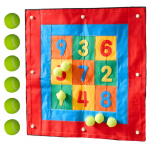 Masterkidz milžini&scaron;ka STEM velcro smiginio lenta su skaičiais